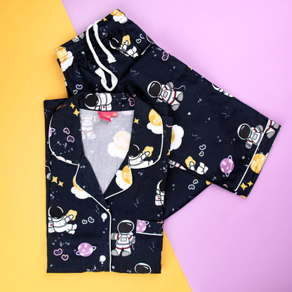 SpaceX Twinning Pajama Set