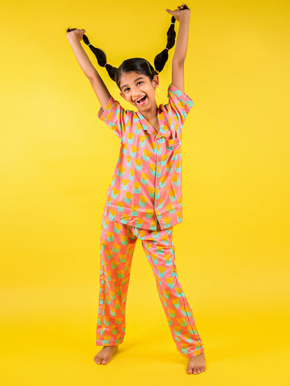 French Fries Pajama Set for Kids