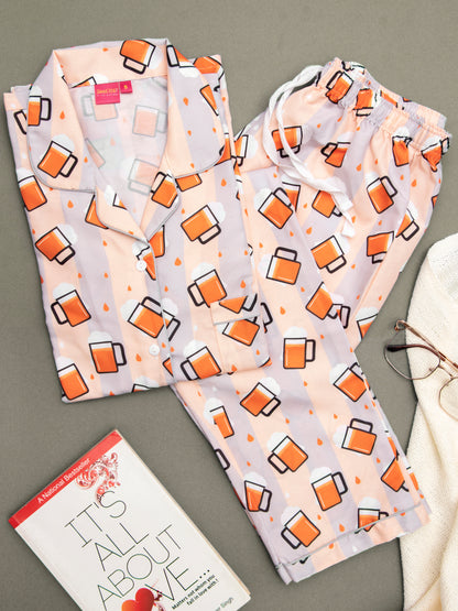 Beer Pajama Set for Women