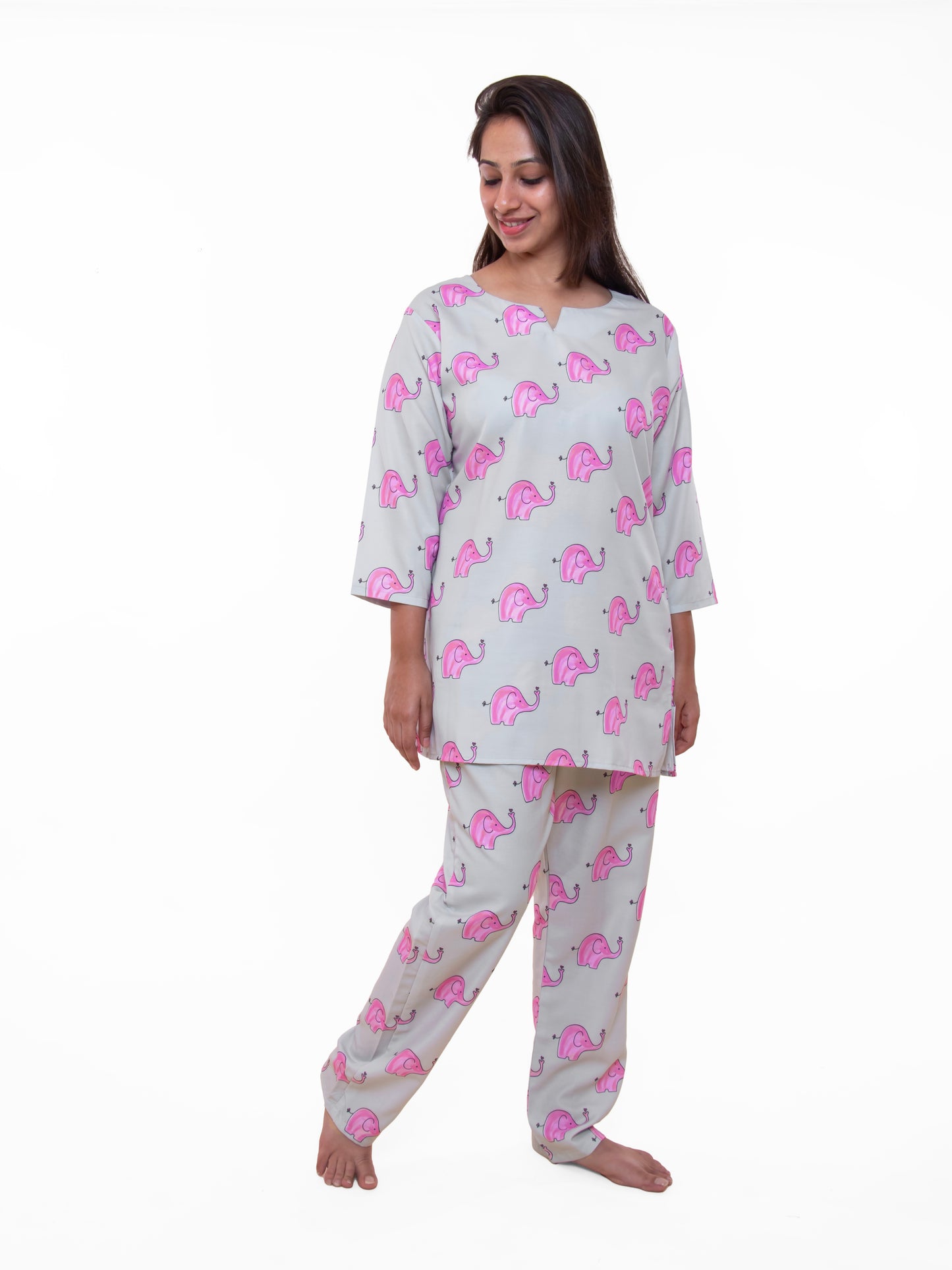 Elephant Kurta Set for Women