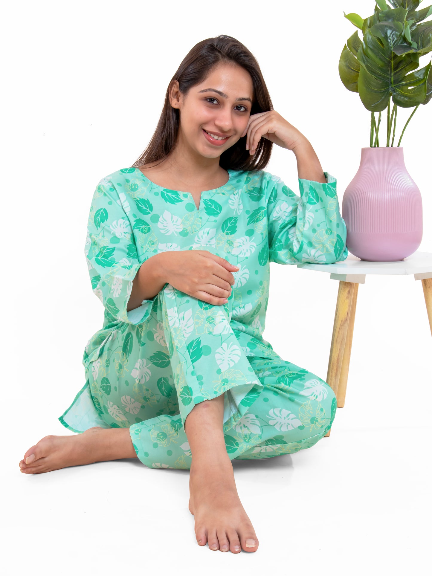 leaves Kurta Set for Women