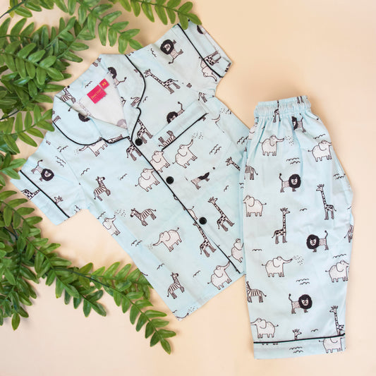 Animal Kingdom Pajama Set for Kids