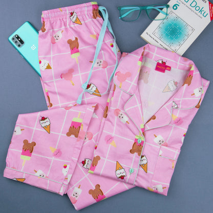 IceCream Bar Pajama Set for Women