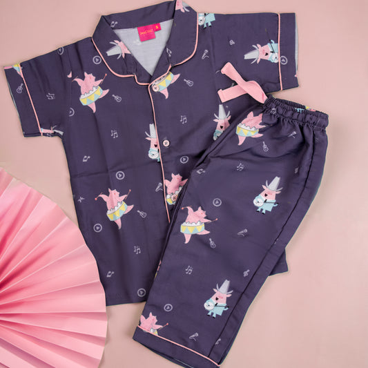 Piggy Band Pajama Set for Kids