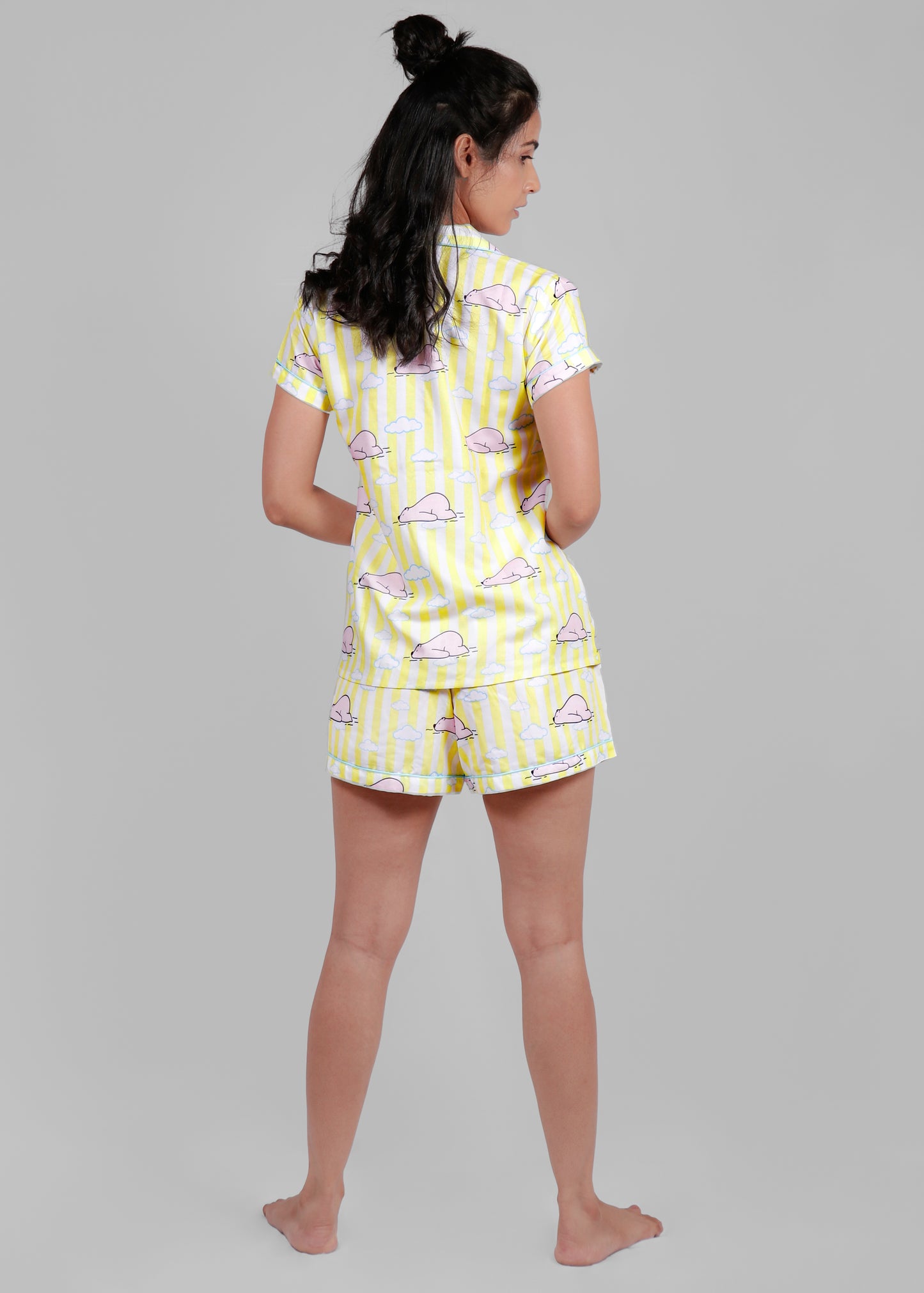 Sleepy Bear Short & Shirt Set for Women