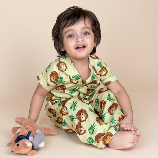 Lion Pajama Set for Kids