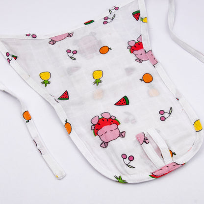 Nom Nom Fruits Bamboo Muslin Baby Girl/Boy Gift Set