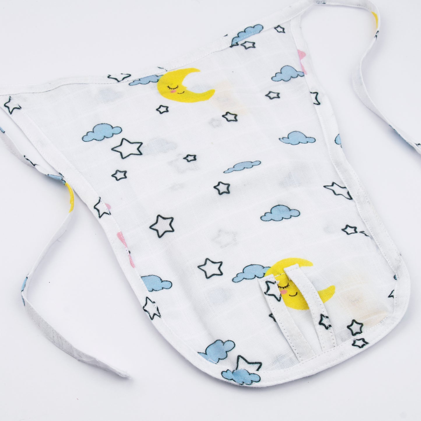 Night Sky Bamboo Muslin Jhabla & Langot for Baby