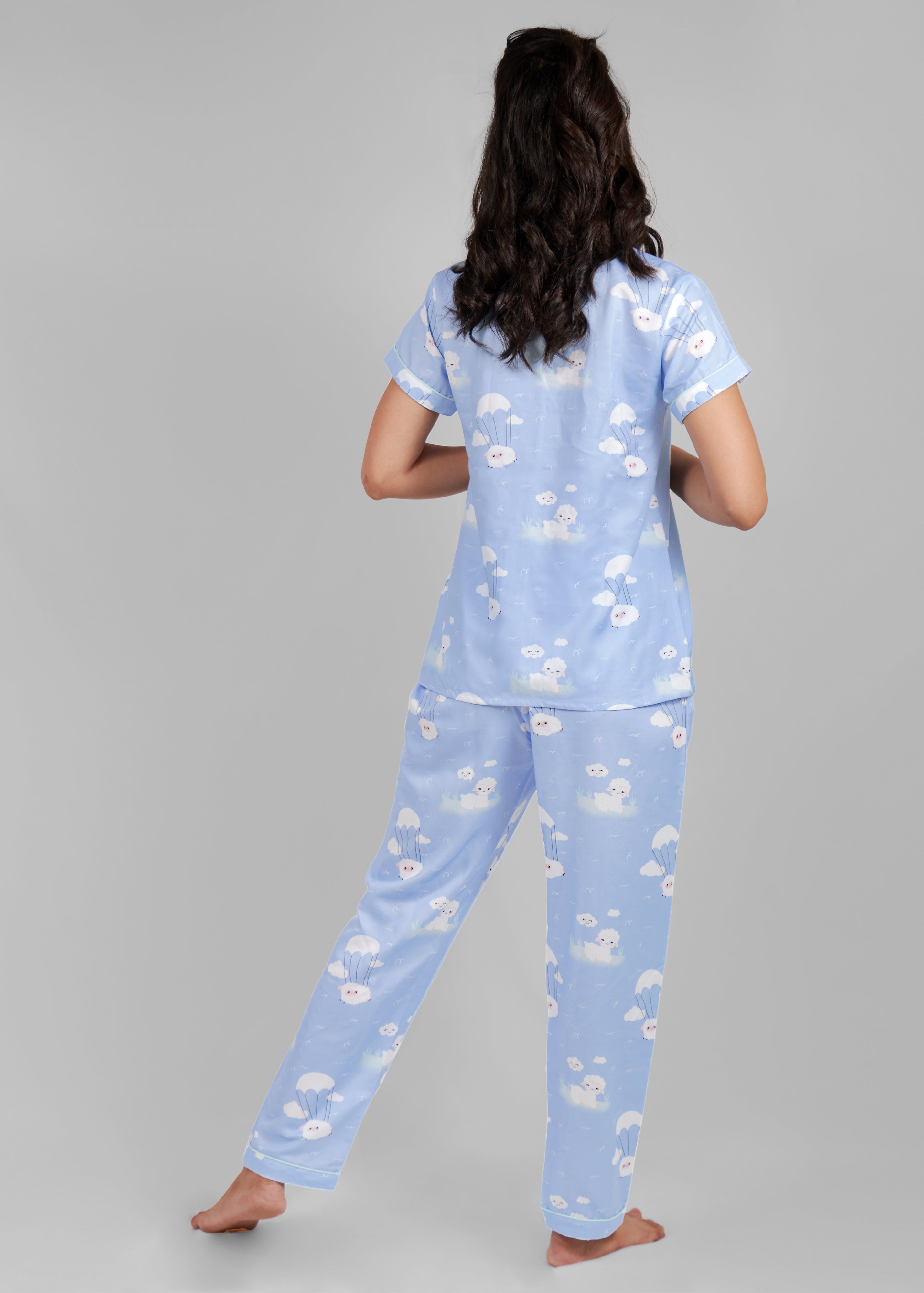 Wolly The Sheep Pajama Set for Women Desi Taanka