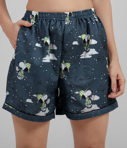 Snoopy The Piper Short & Shirt Set for Women