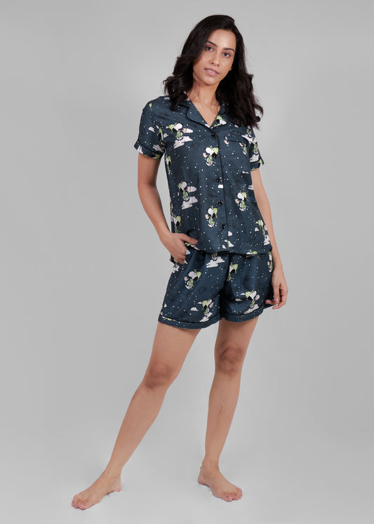 Snoopy The Piper Short & Shirt Set for Women