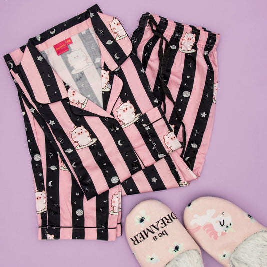 Space Piglet Pajama Set for Women