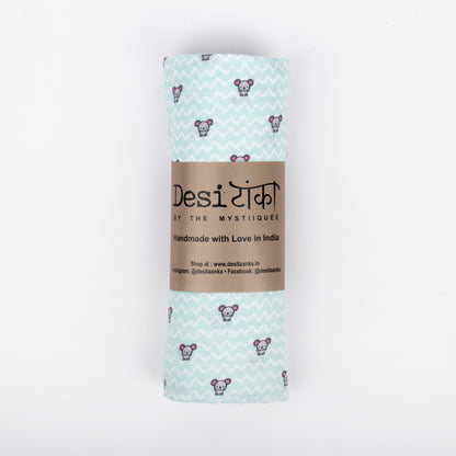 Mouse Bamboo Muslin Baby Girl/Boy Gift Set